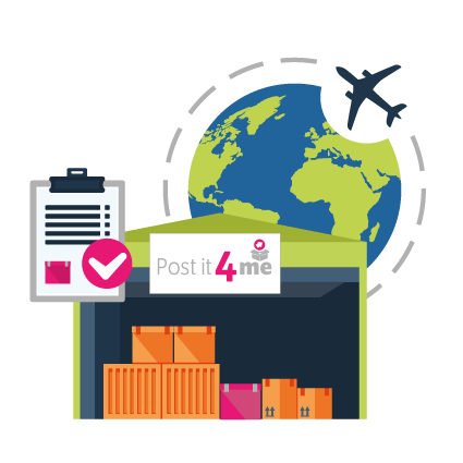 Postit4me - Parcel Repacking and Forwarding Service
